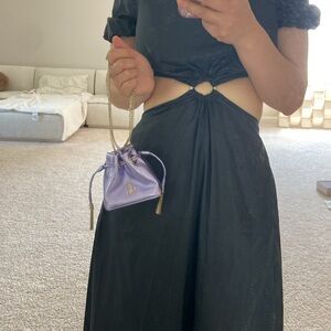 Jimmy Choo metallic mini bag